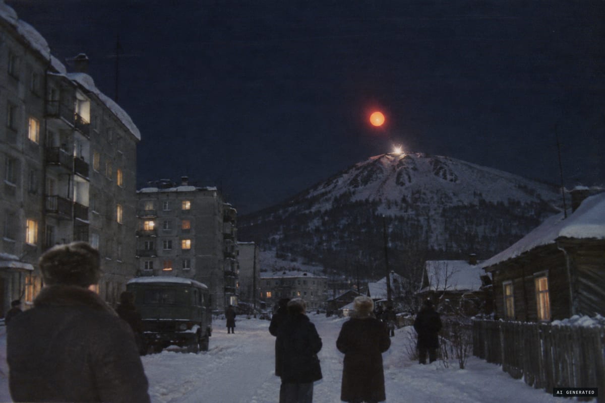 Dalnegorsk, USSR, 29 January 1986, 19:55: witnesses see a silent red-orange sphere, about three metres across, suddenly drop onto the summit of Height 611.