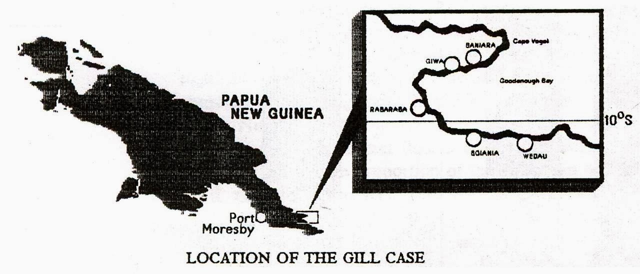 Map of the sighting area