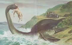 Later artist's impression of the Spicer creature, not witness material