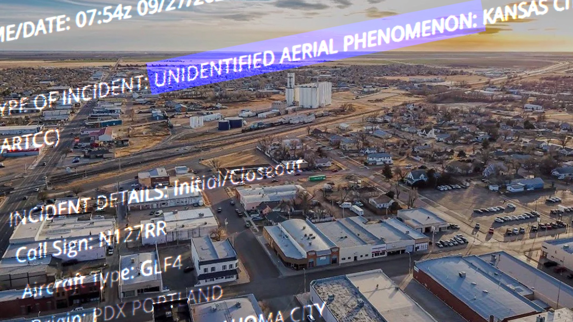 Featured image of The Black Vault article on the Kansas FAA report