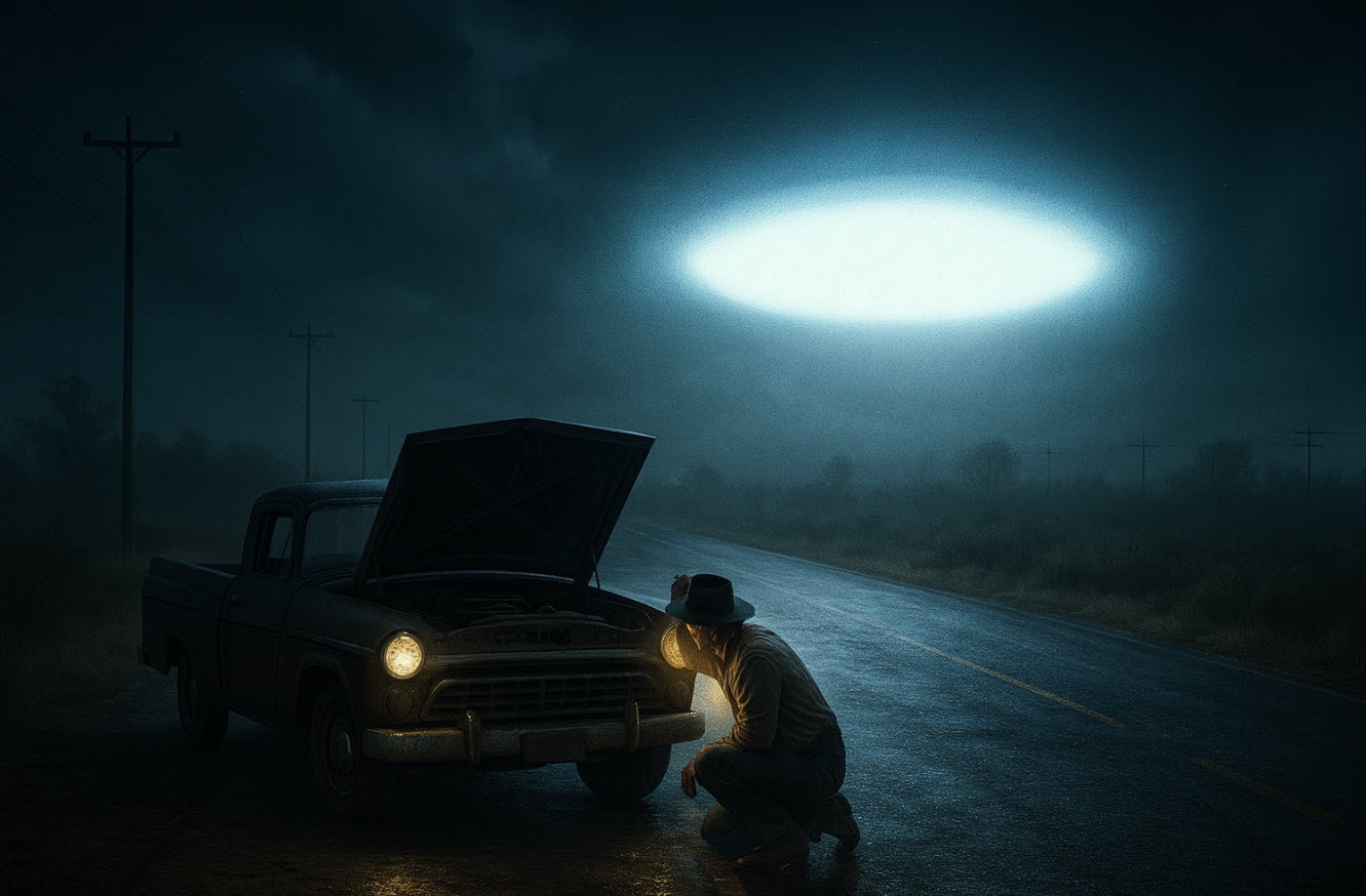 2025 artist's impression of the luminous object (recreation)