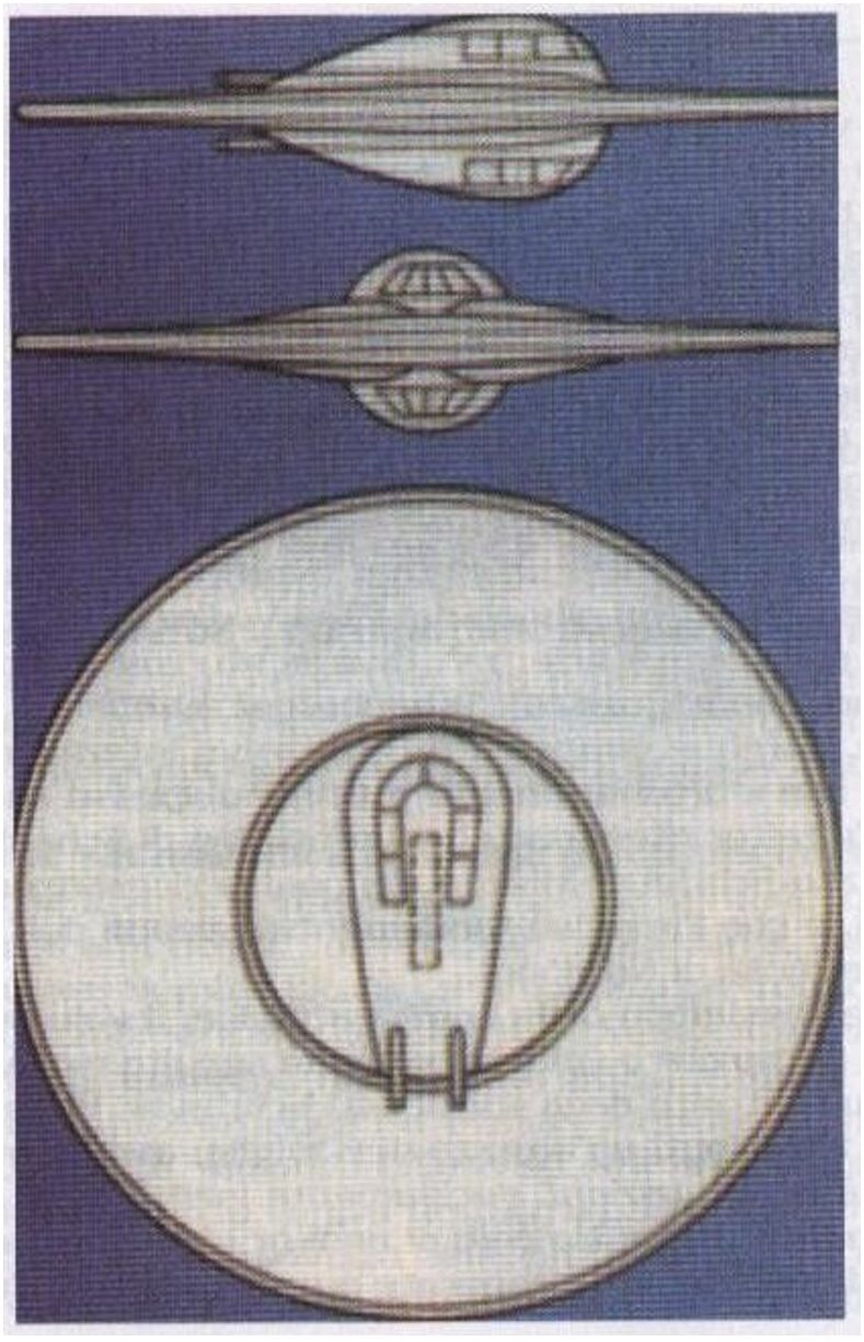 Miethe and Belluzzo flying saucer design