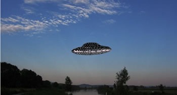 Generic UFOs in Albania illustration from 2016 coverage; does not show the 1907 event