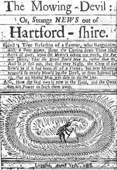 The 1678 Mowing-Devil pamphlet
