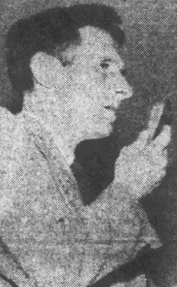 Orfeo Angelucci at a 1954 lecture.