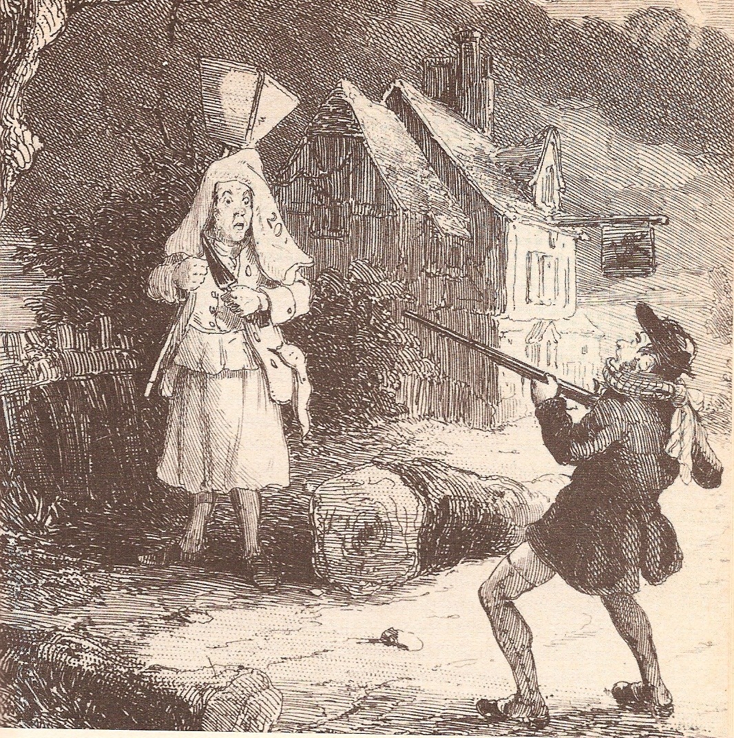 Period-style illustration of the Hammersmith Ghost