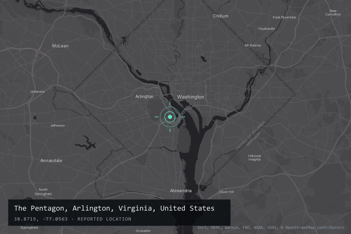 Where it happened: The Pentagon, Arlington, Virginia, United States