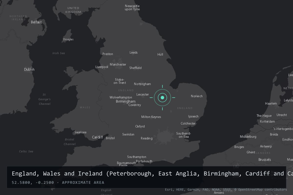 Where it happened: England, Wales and Ireland (Peterborough, East Anglia, Birmingham, Cardiff and Caerphilly, Belfast, Kingstown), United Kingdom