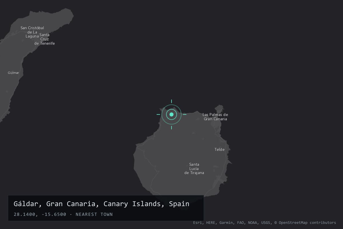 Where it happened: Gáldar, Gran Canaria, Canary Islands, Spain