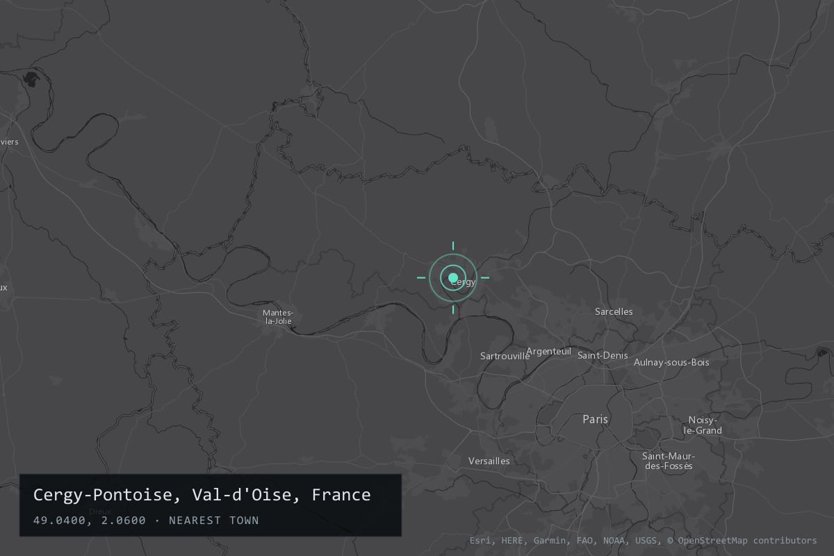 Where it happened: Cergy-Pontoise, Val-d'Oise, France