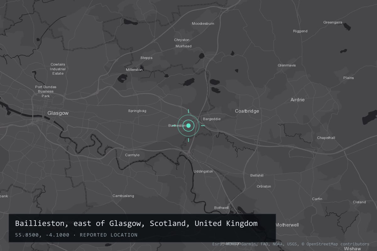 Where it happened: Baillieston, east of Glasgow, Scotland, United Kingdom