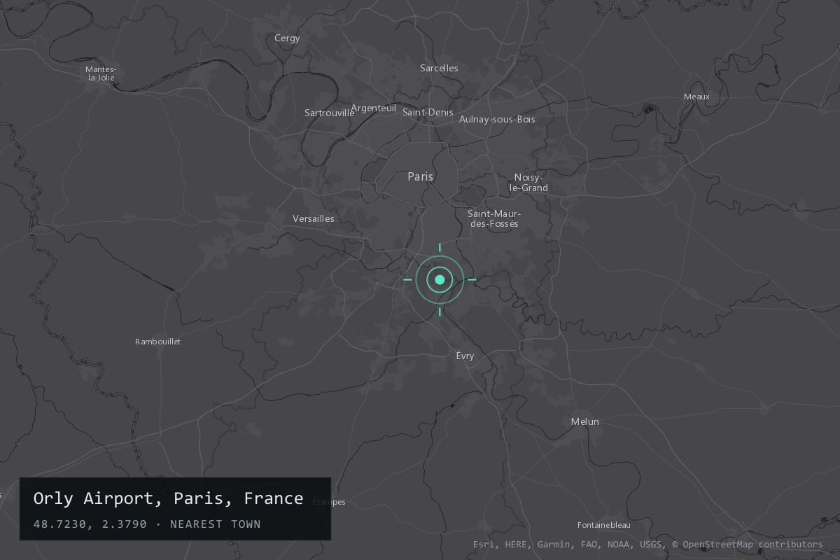 Where it happened: Orly Airport, Paris, France