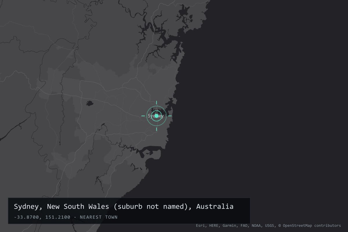 Where it happened: Sydney, New South Wales (suburb not named), Australia