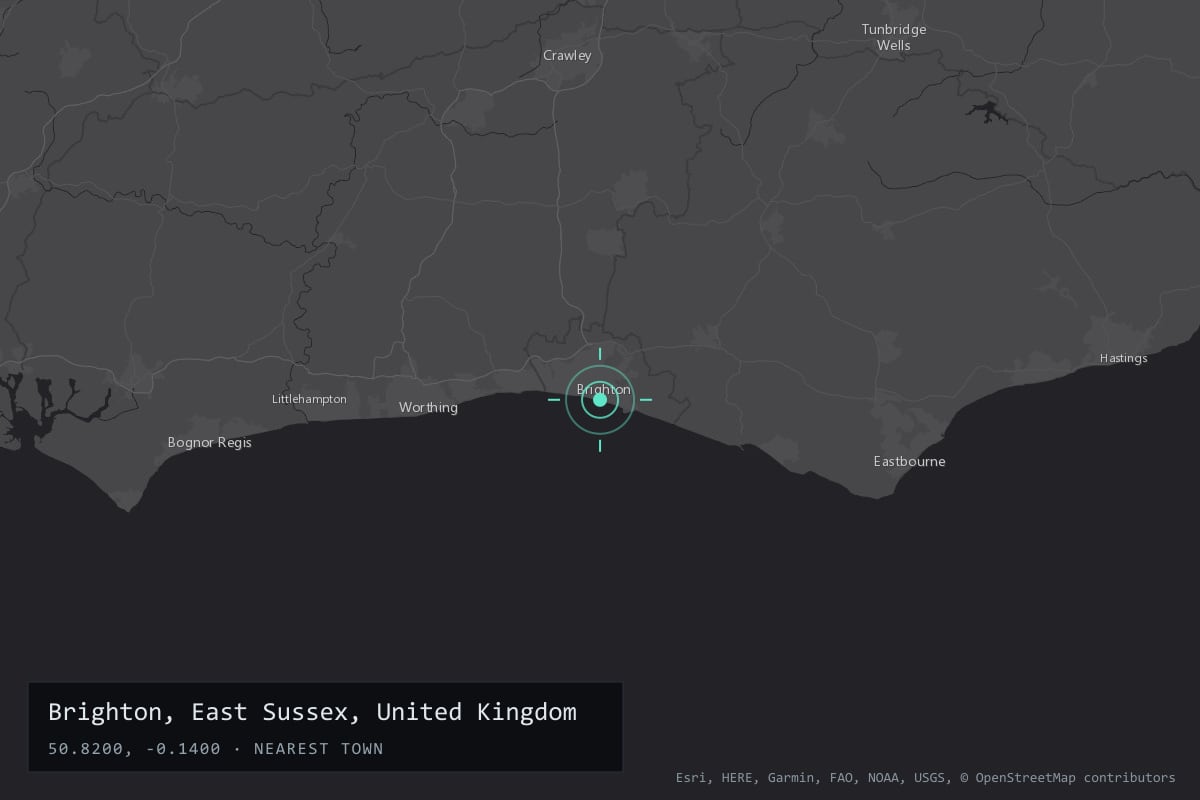 Where it happened: Brighton, East Sussex, United Kingdom