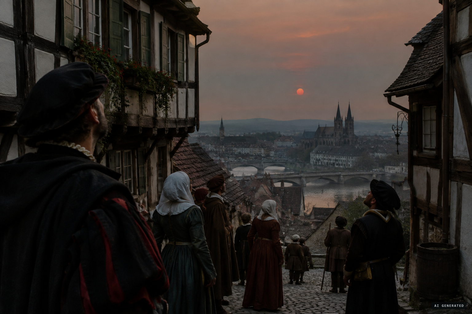 On 27 July the sun loses its radiance and looks no bigger than the full moon