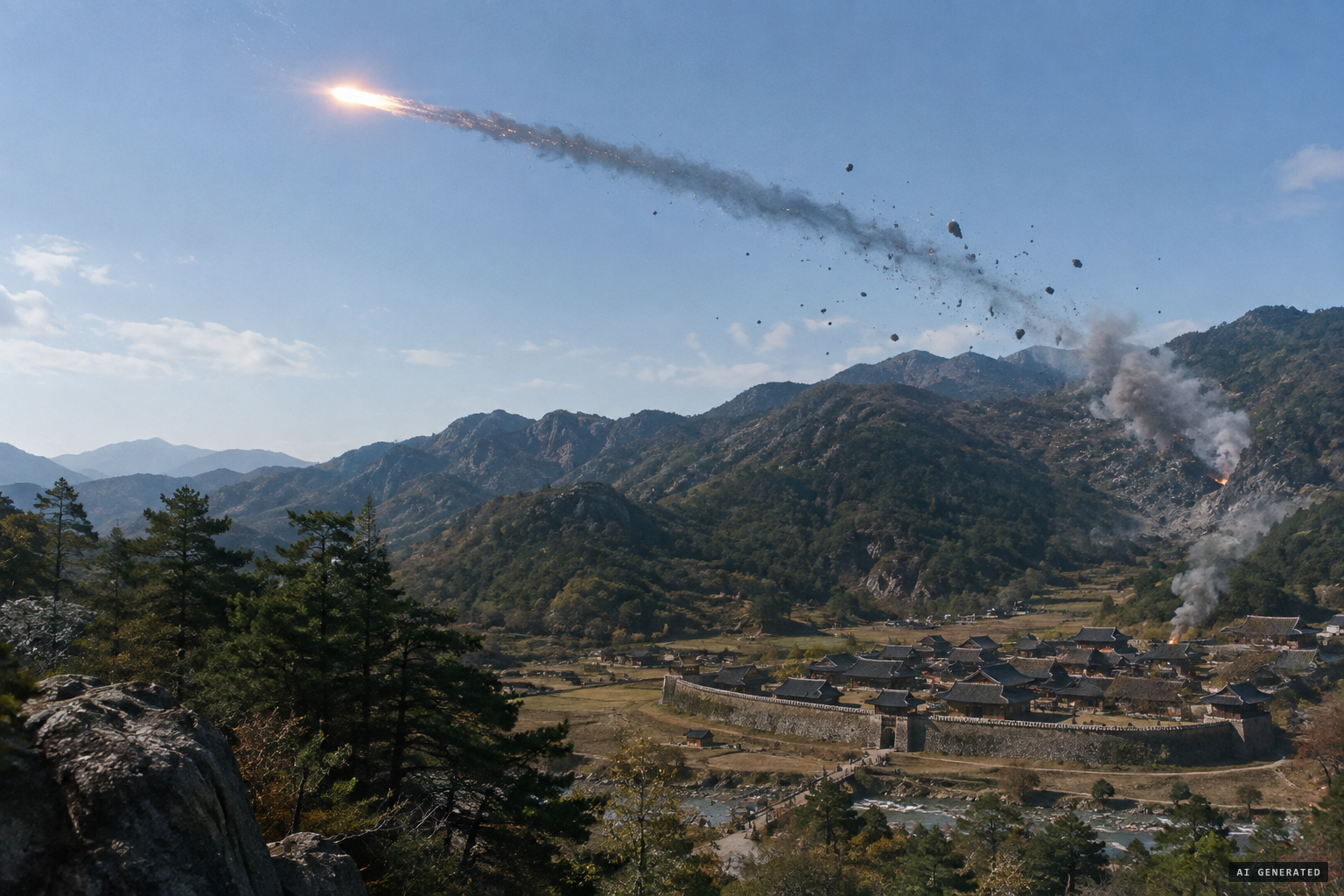 The academic explanation: an exploding meteor