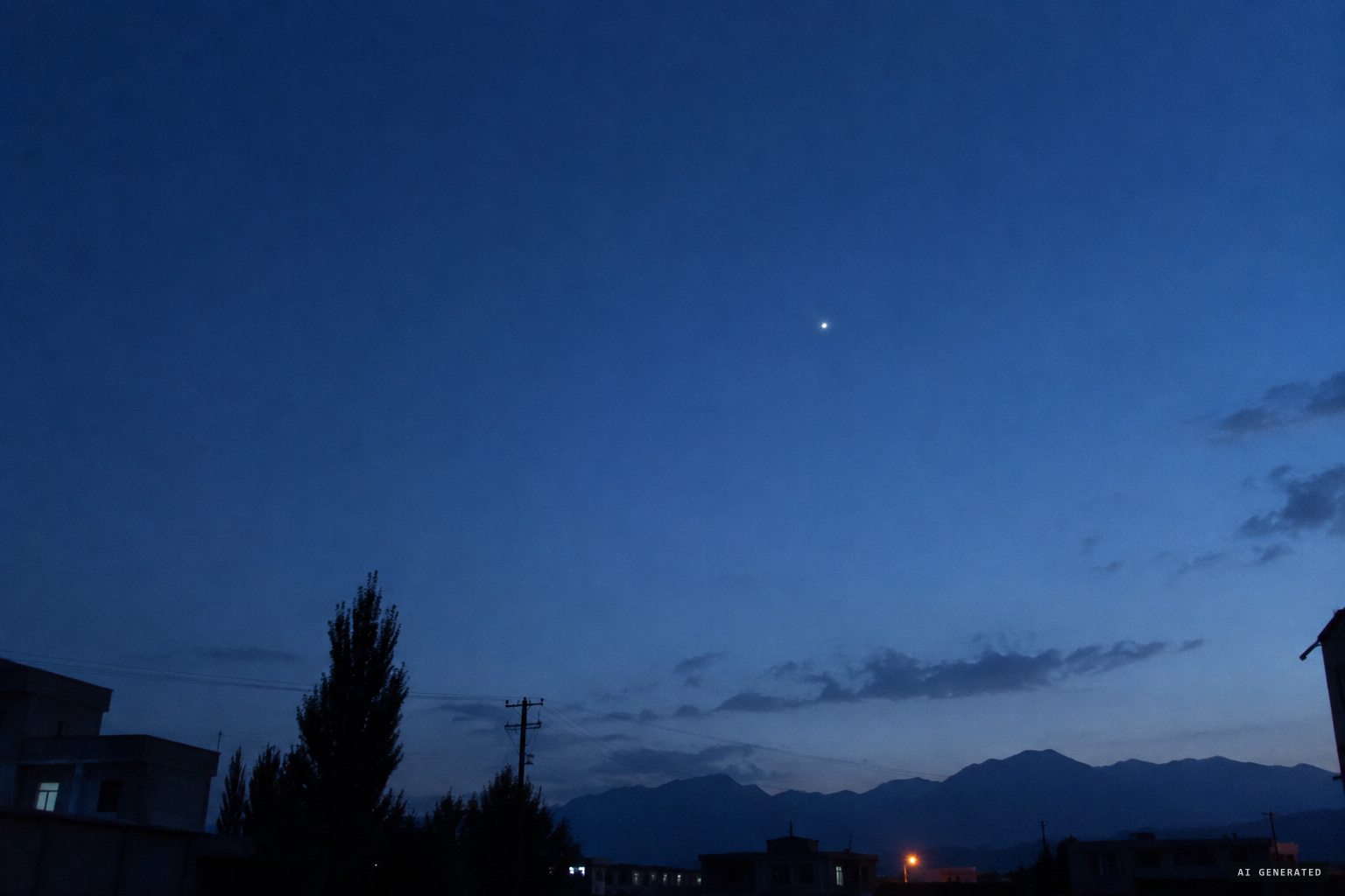 A light in the sky reported near Urumqi, June 30, 2010