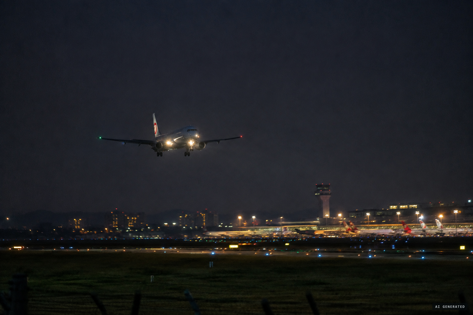 The report that closed an international airport for about an hour