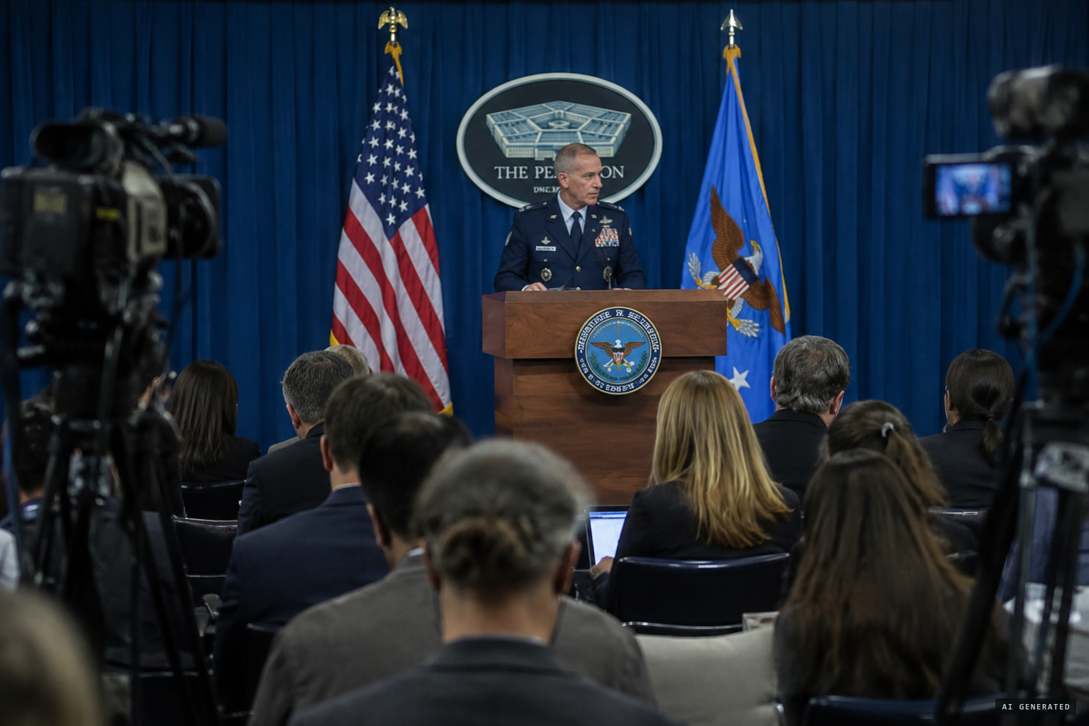 At the briefing, officials call them objects and rule nothing out