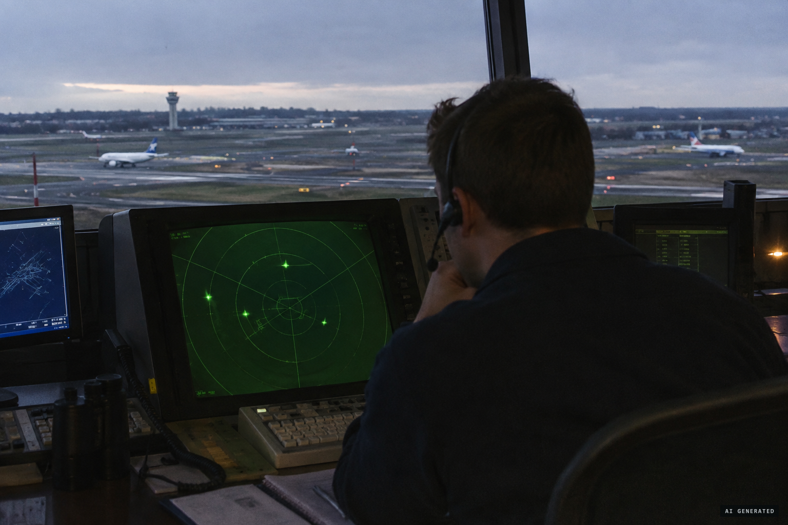 Radar at Trenton-Mercer tracks targets at 600 feet