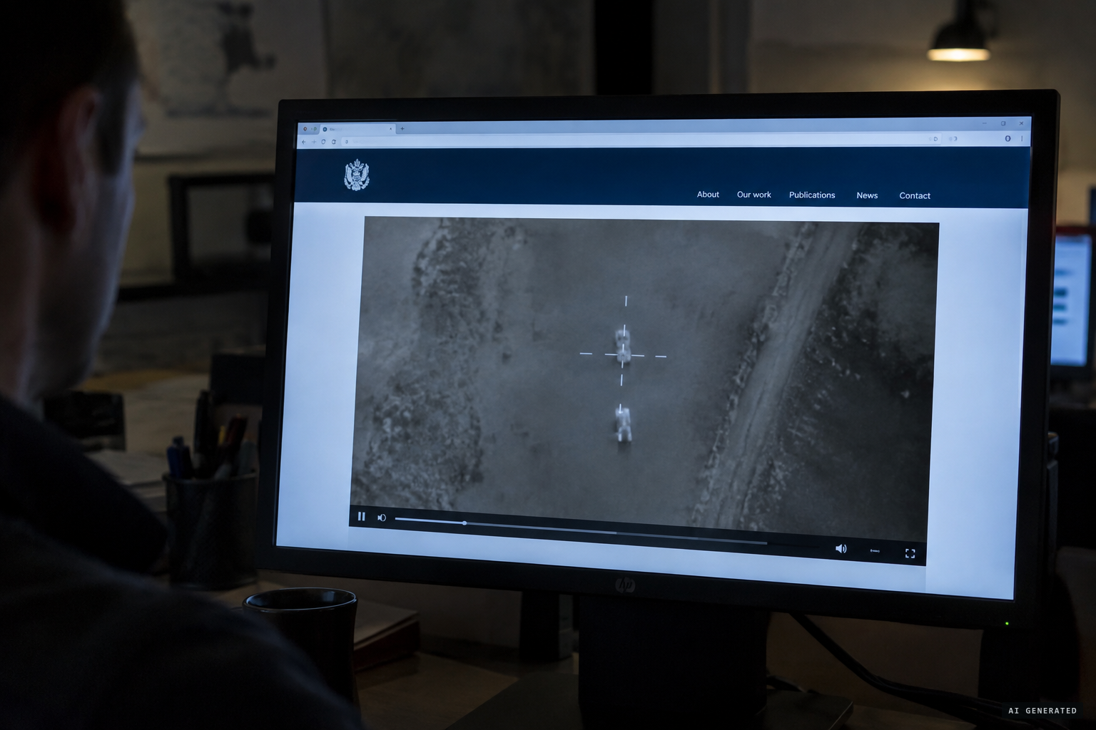 The Department of Defense posts the footage as "Puerto Rico Objects"