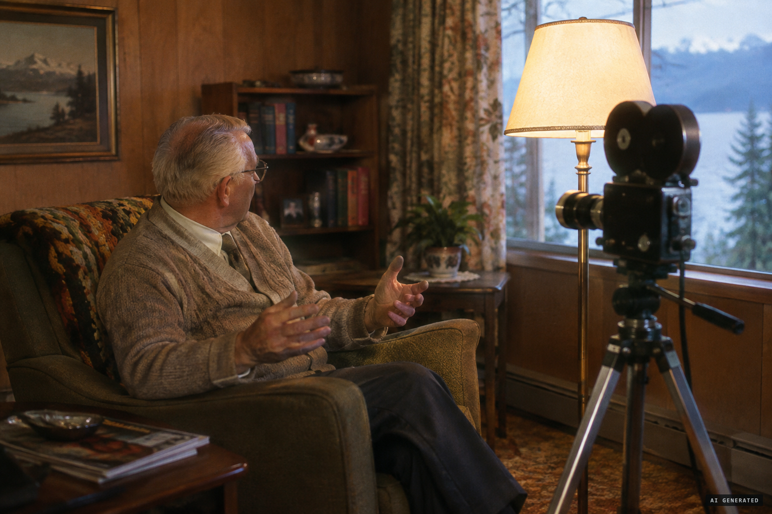 Ostman retells his story on camera in 1971