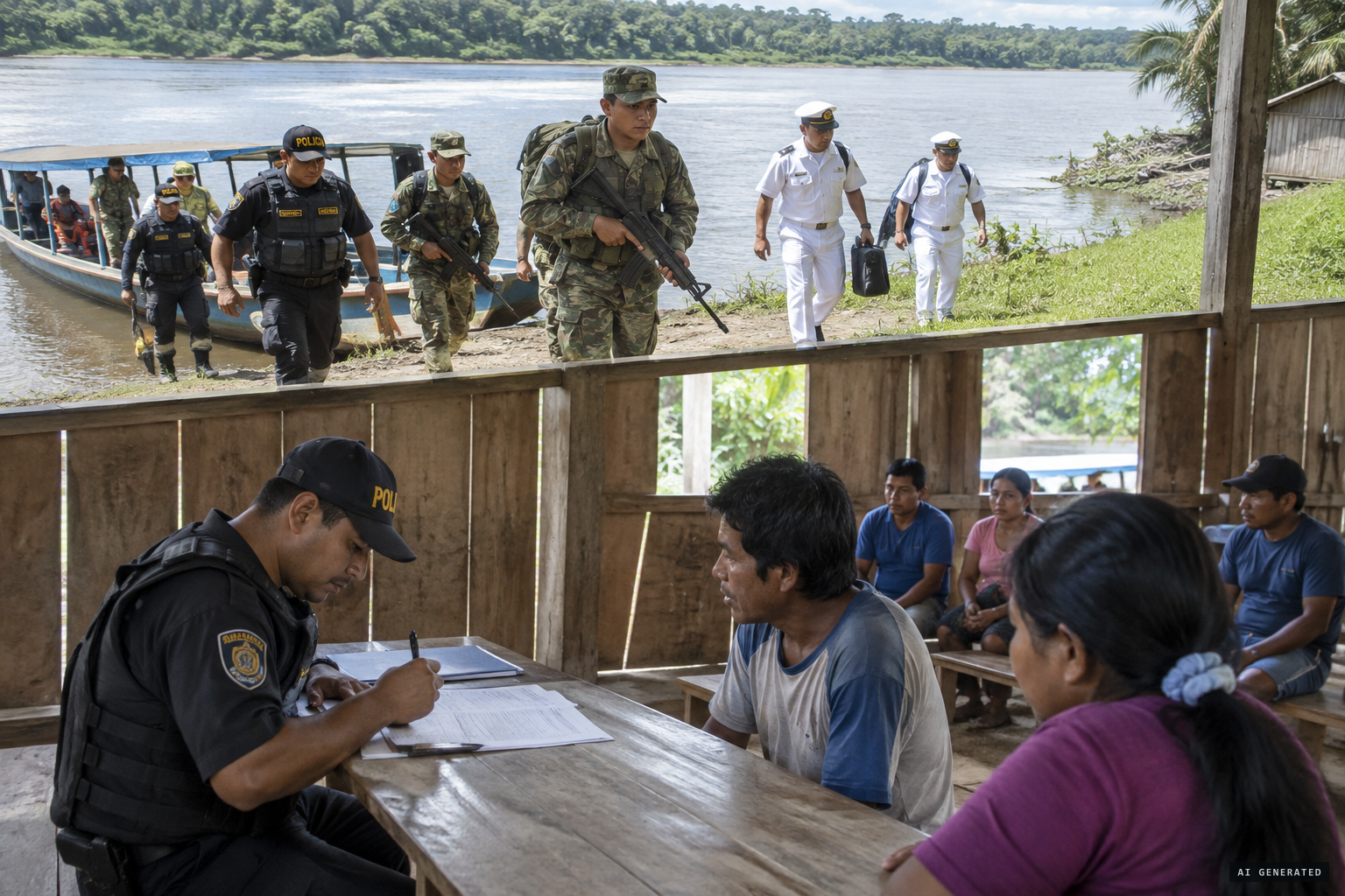 Early August: police, army and navy take testimony and draw up a formal record