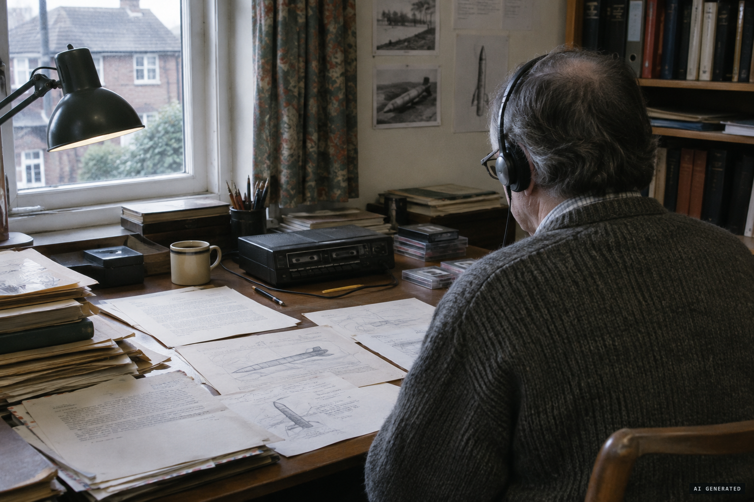 Walter N. Webb studies the FAA voice tapes and interviews the crew and controllers