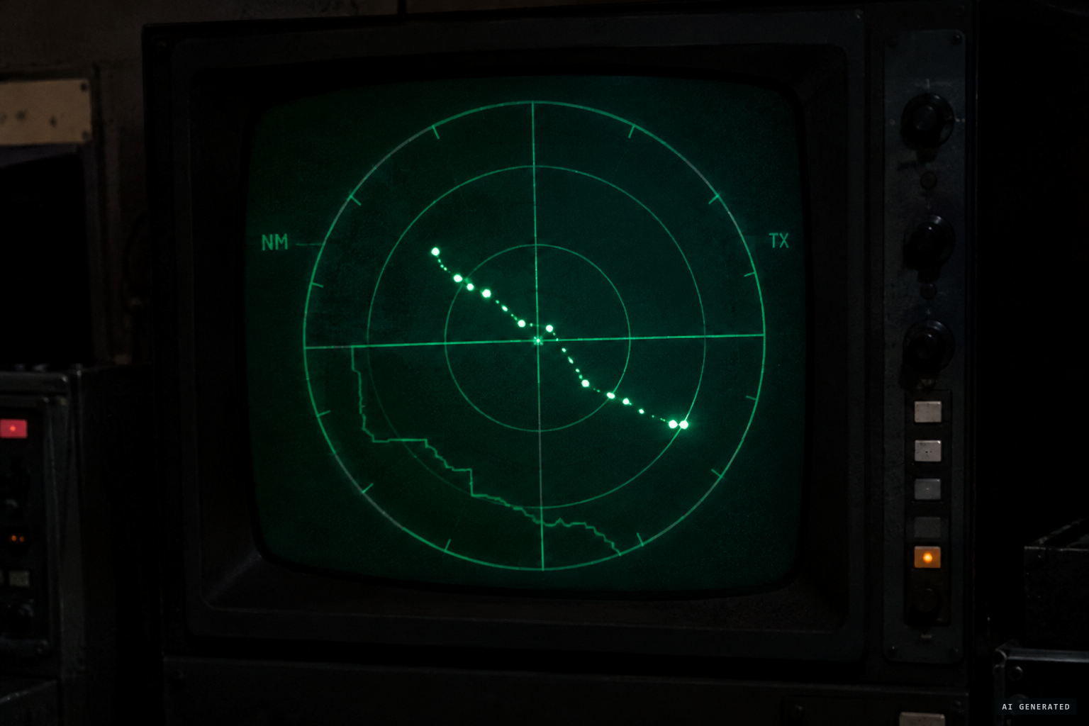 A reported second target that stopped and sped up again and again, at 1,000 to 1,400 mph
