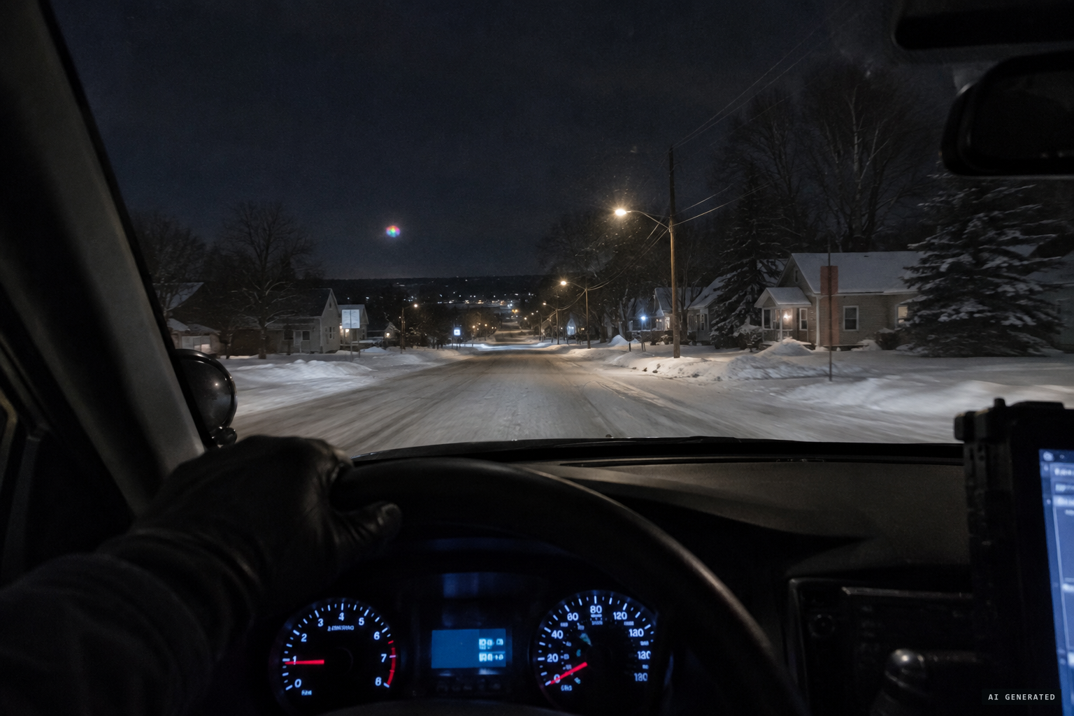 A witness first sees a similar object alone on patrol on 17 February