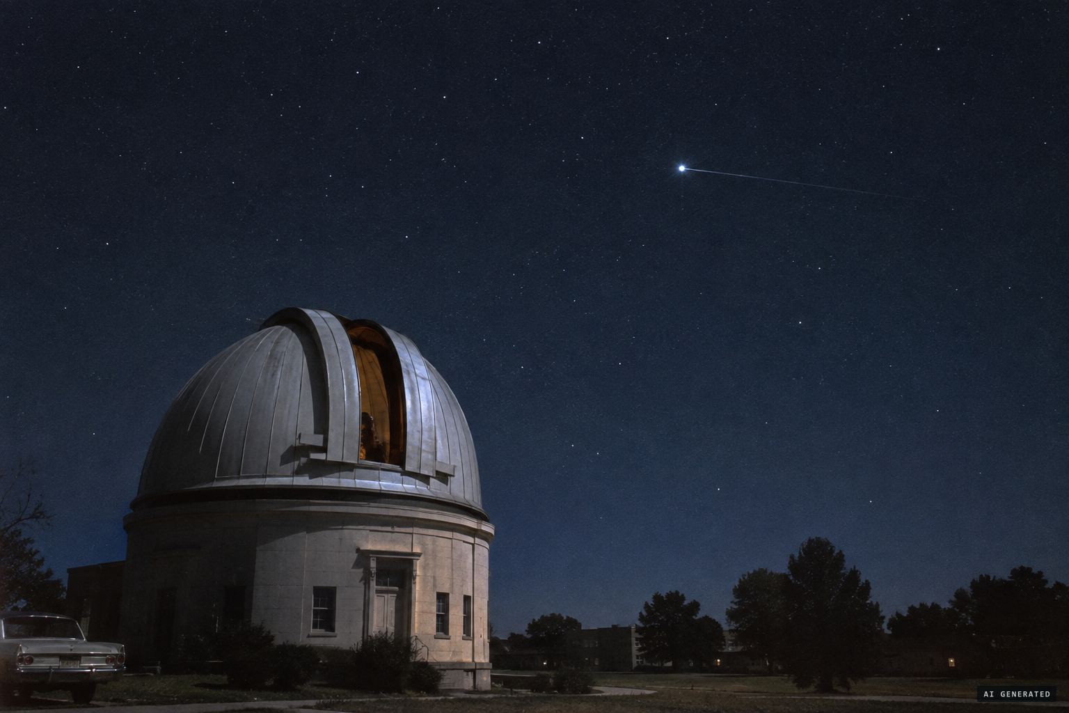 The La Plata Observatory attributes the sighting to the Echo II balloon satellite