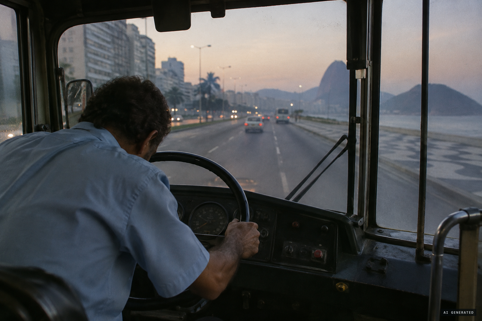 His vision darkens at the wheel and he struggles to breathe.