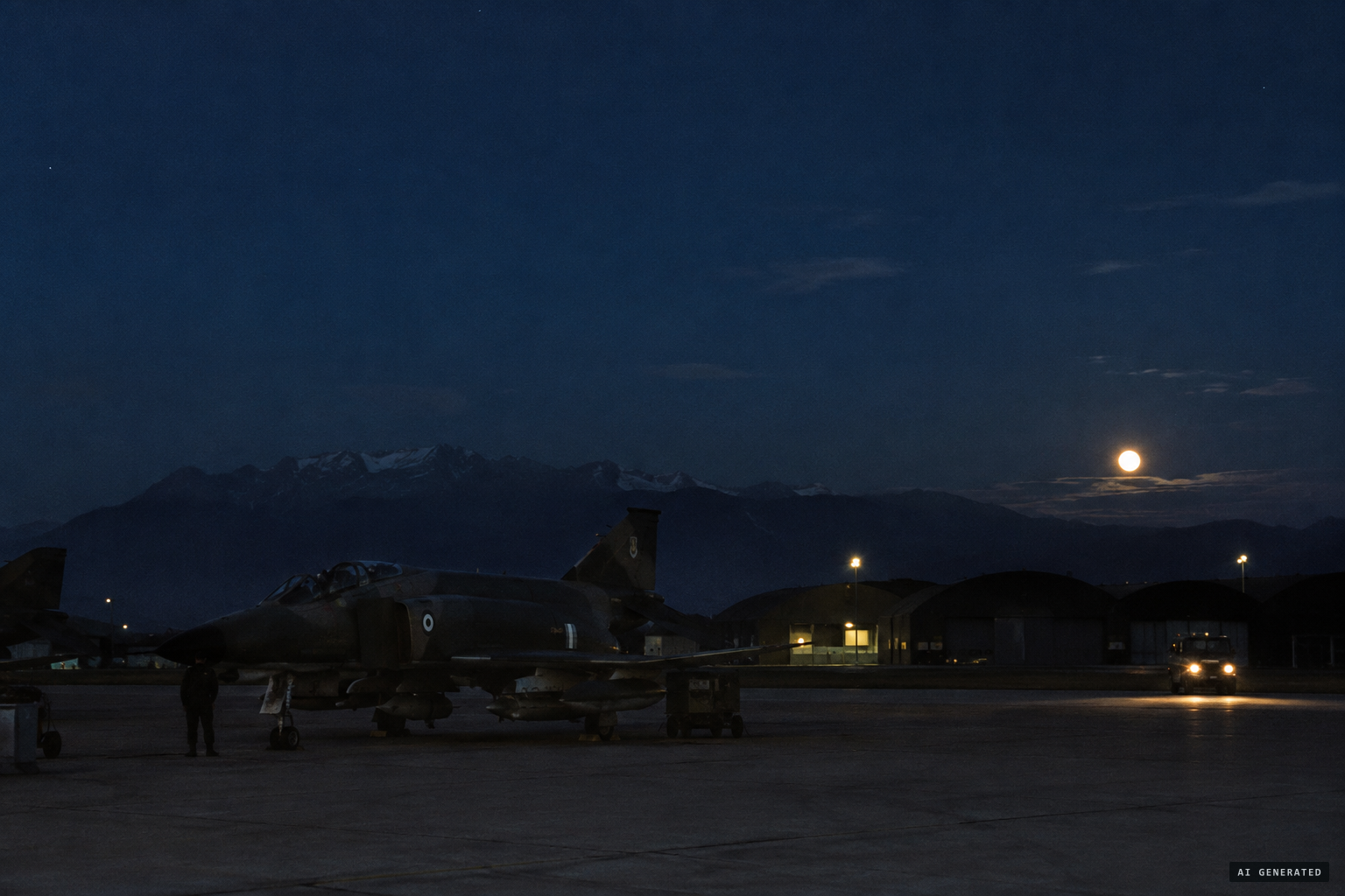 Few clouds and a moon already low on the horizon, the basis for CISU's objection
