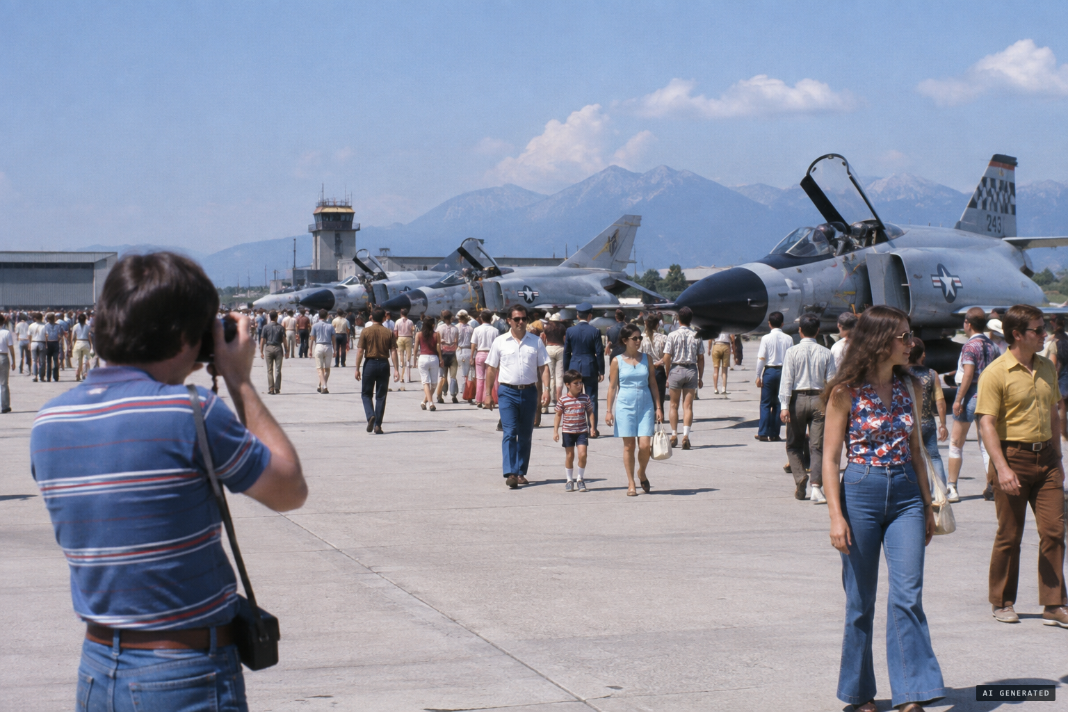 Claudio Gallet's photographs came from a daytime open day, not that night