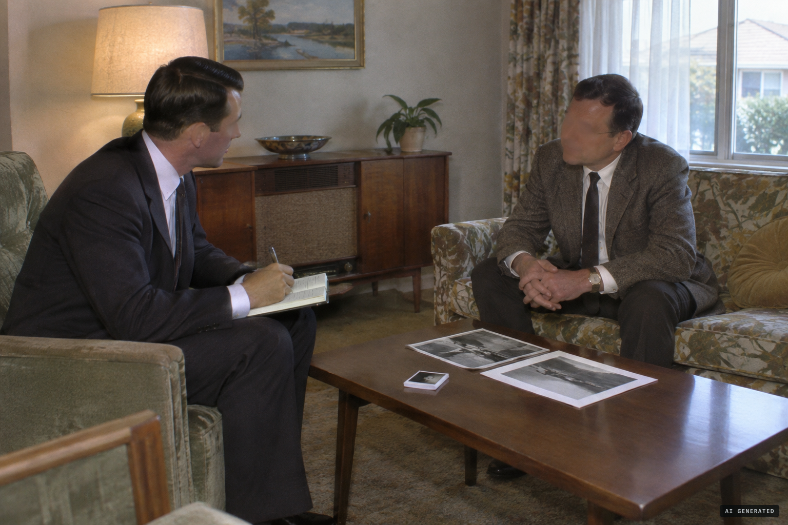 Peter Norris of the VFSRS examines the print and interviews the witness