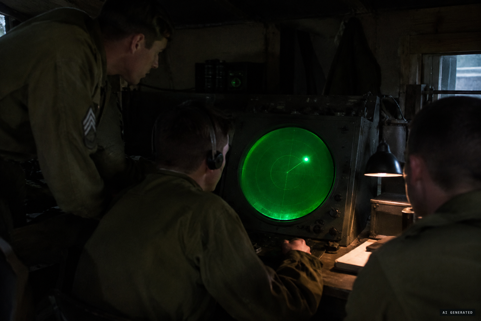 Radar tracks an unidentified target approaching the coast