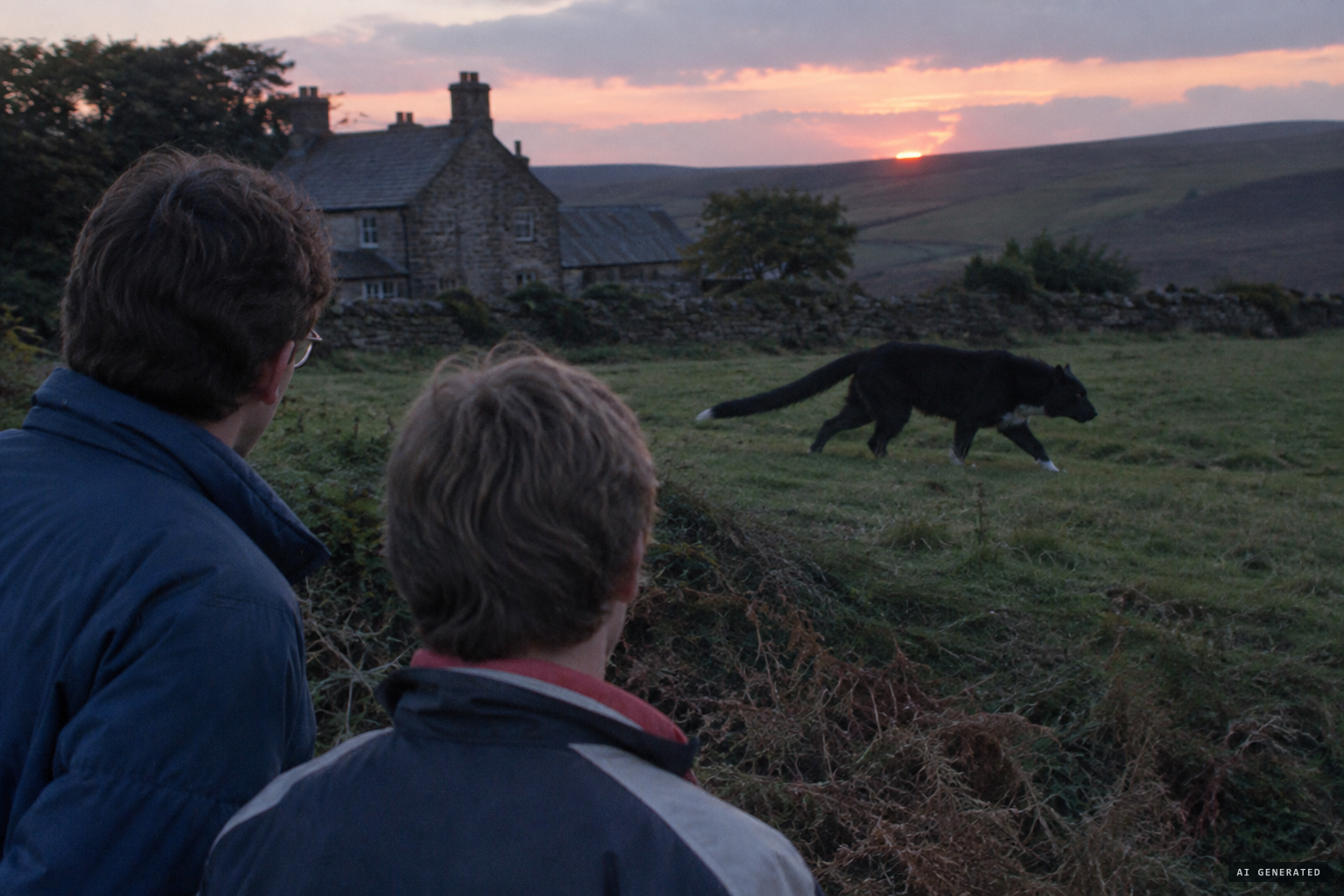 29 May 1983: Wayne Adams and Marcus White see a black animal that moves like a cat