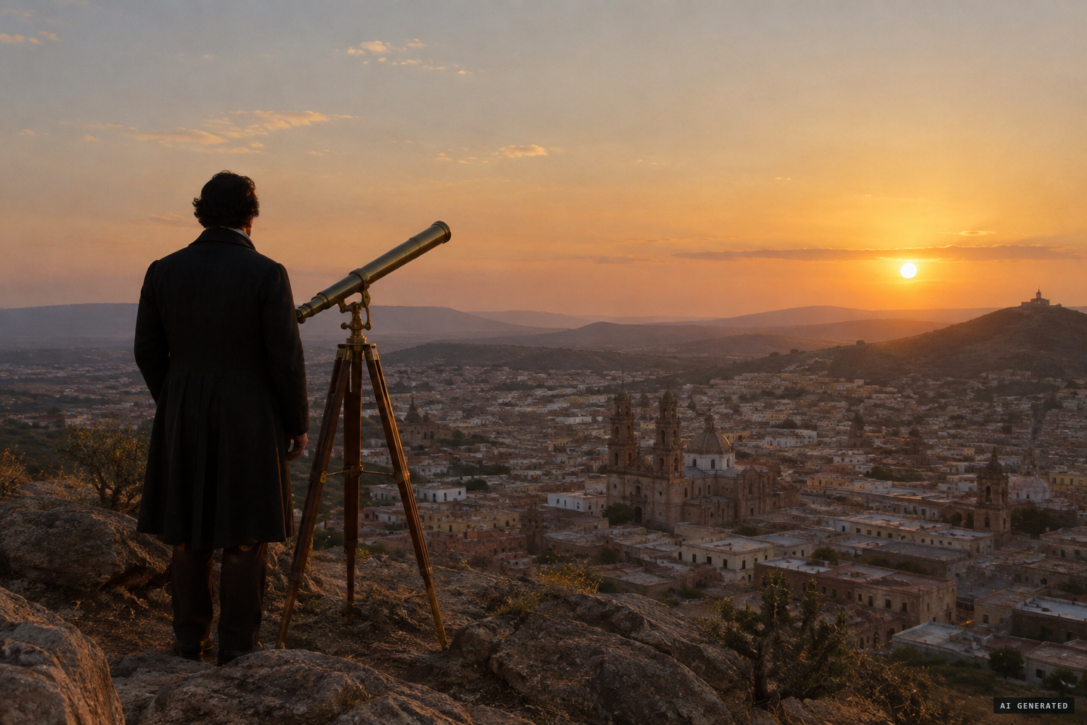 One man, one telescope, and hundreds of misty shadows crossing the Sun