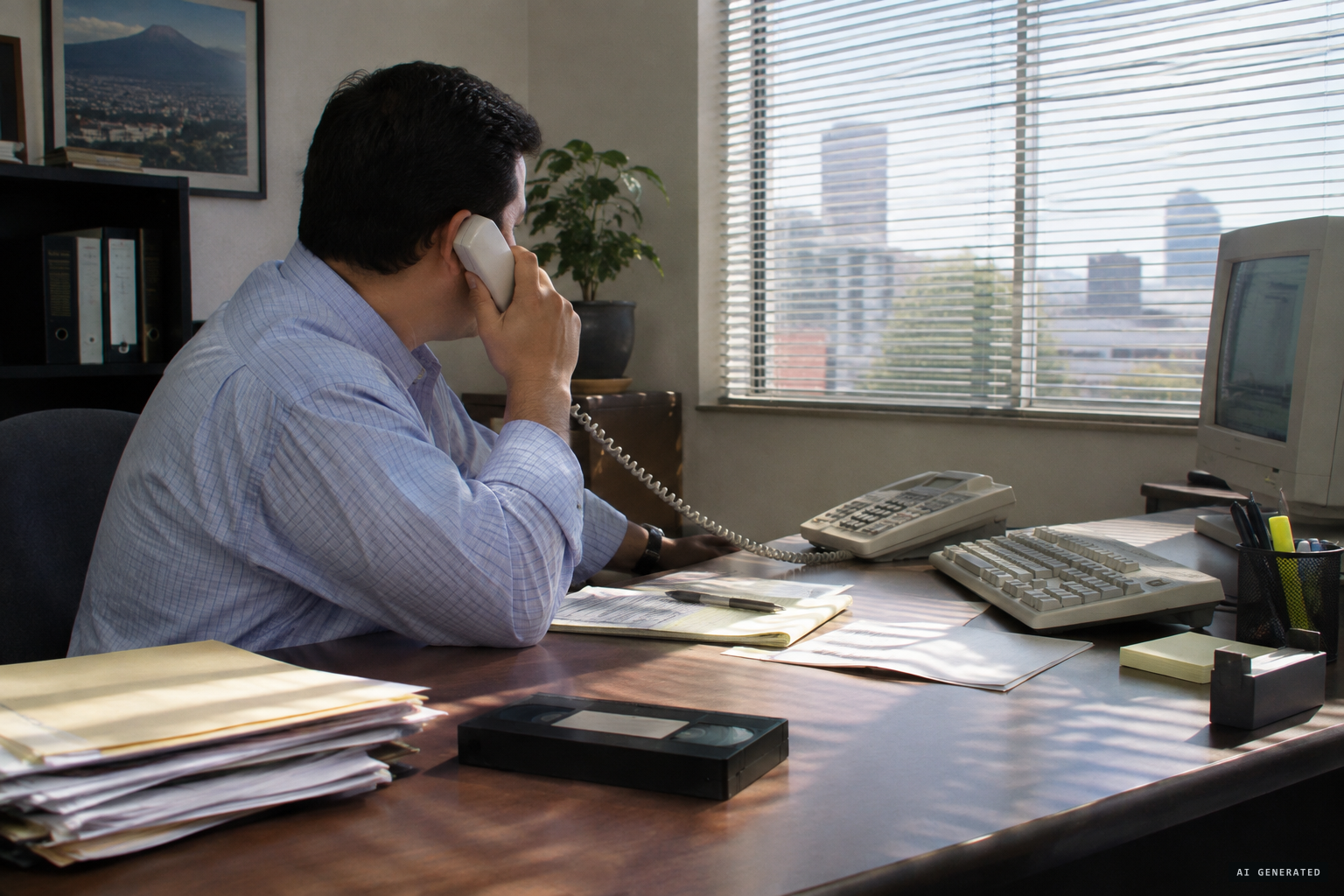 Santiago Yturria phones the producer, and the story turns