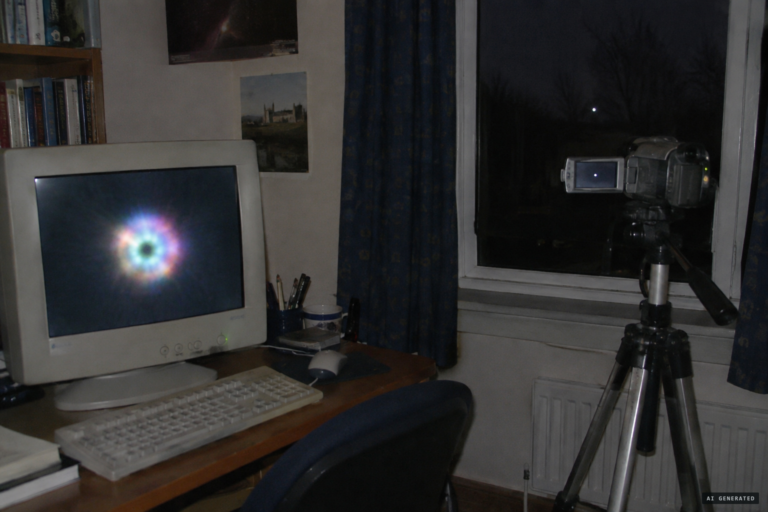 Examined on tape: an out-of-focus ball of light, like a camcorder at full zoom on a distant point
