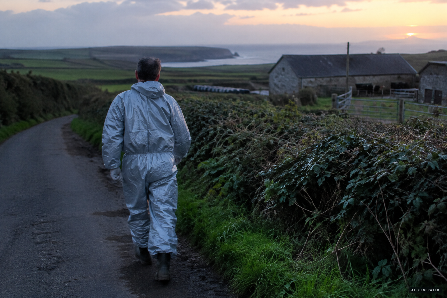 Glyn Edwards's stroll in a silver suit borrowed from refinery workers