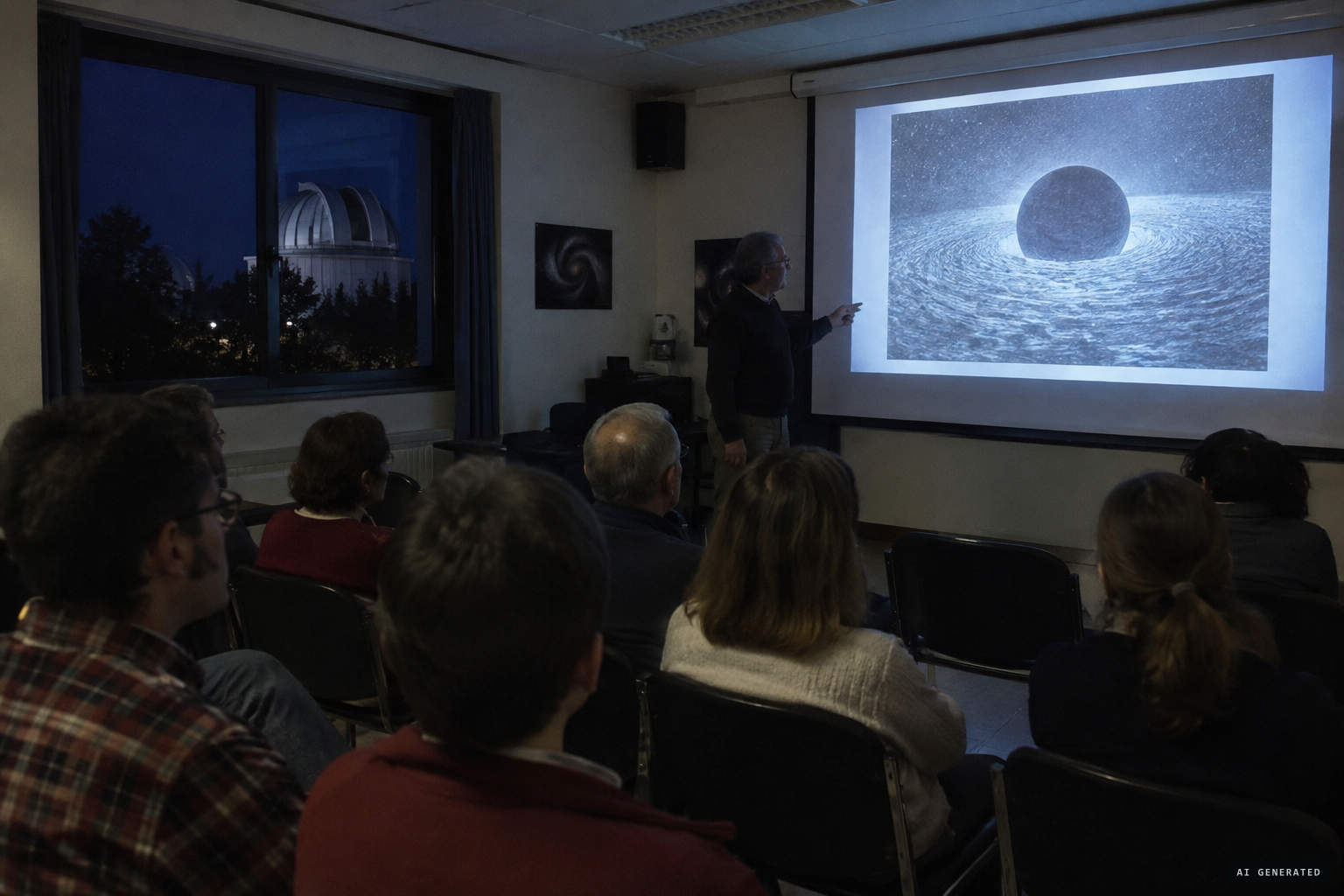 An evening on the case at the Tradate Astronomical Observatory, December 2021