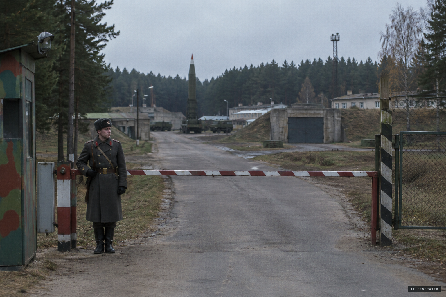 The nuclear missile base at Usovo near Byelokoroviche