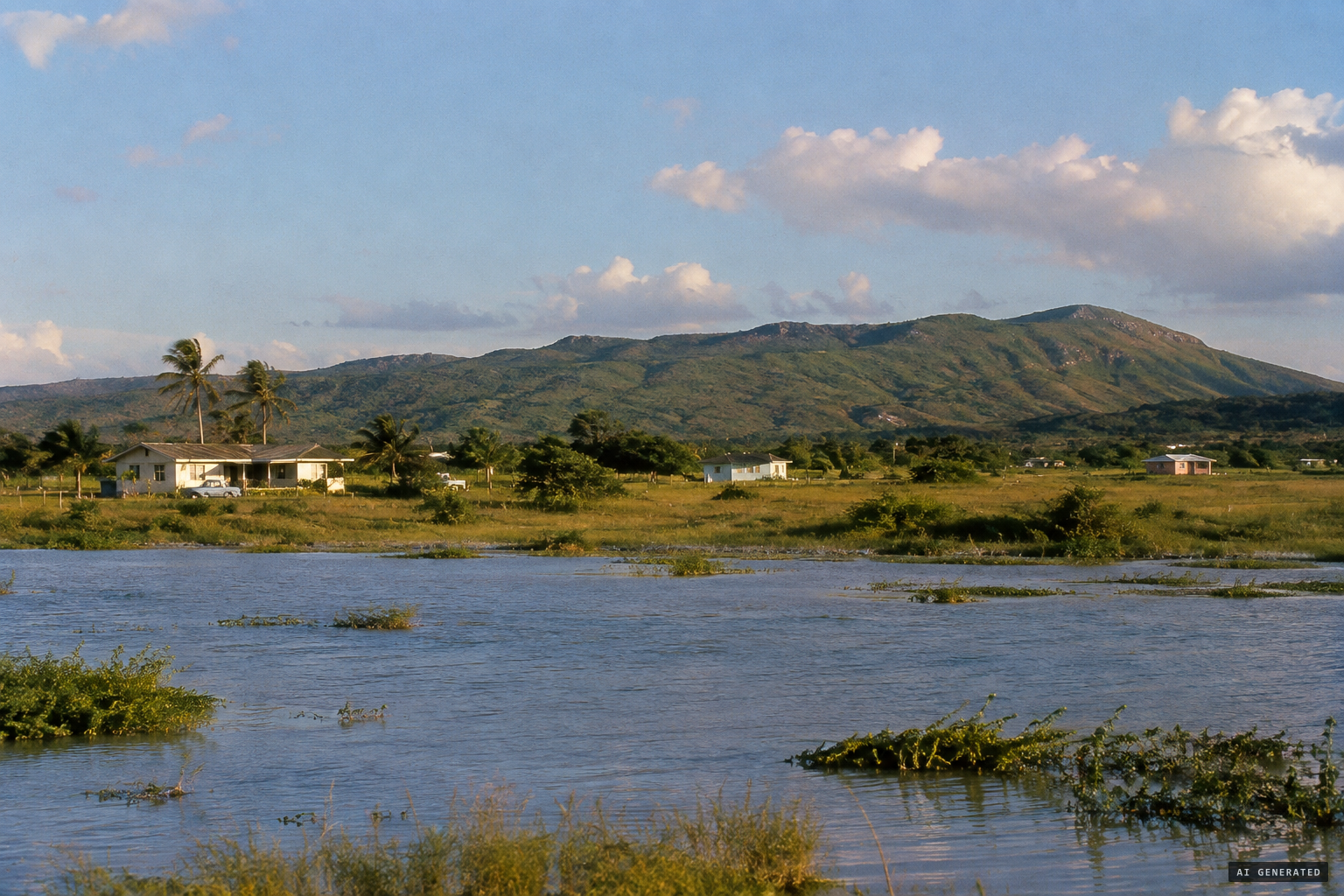 Sierra Bermeja, said to hide a secret UFO base, with Laguna Cartagena nearby