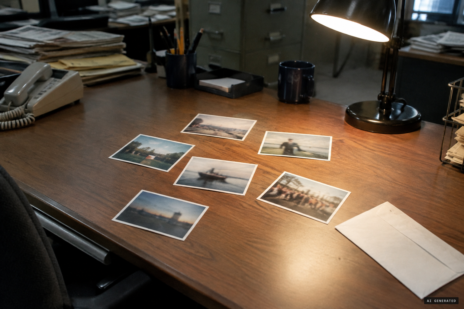 Six colour photographs reach the Daily Record