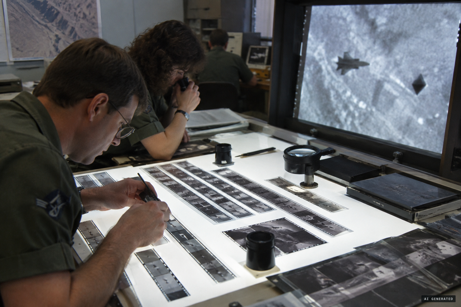 Analysts at JARIC examine the negatives