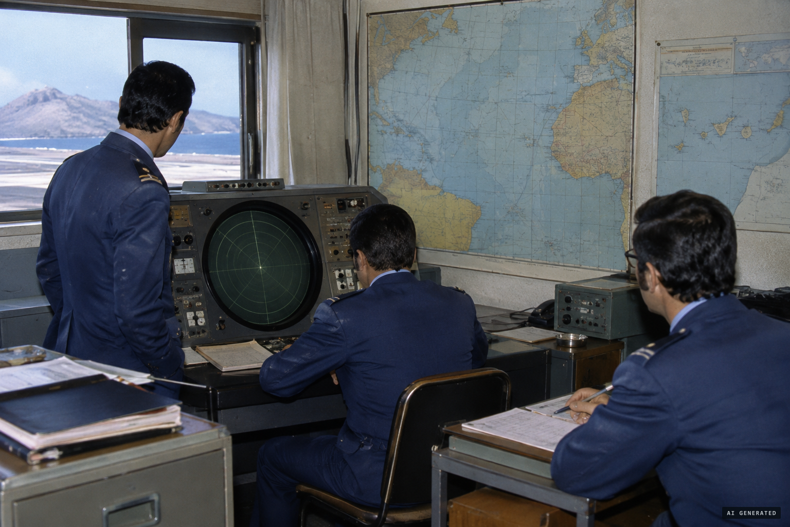 The Canary Islands Air Zone investigates, but radar shows nothing