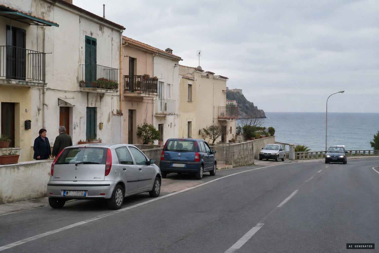 Canneto, a small frazione of Caronia, where the Pezzino family lived on Via Mare