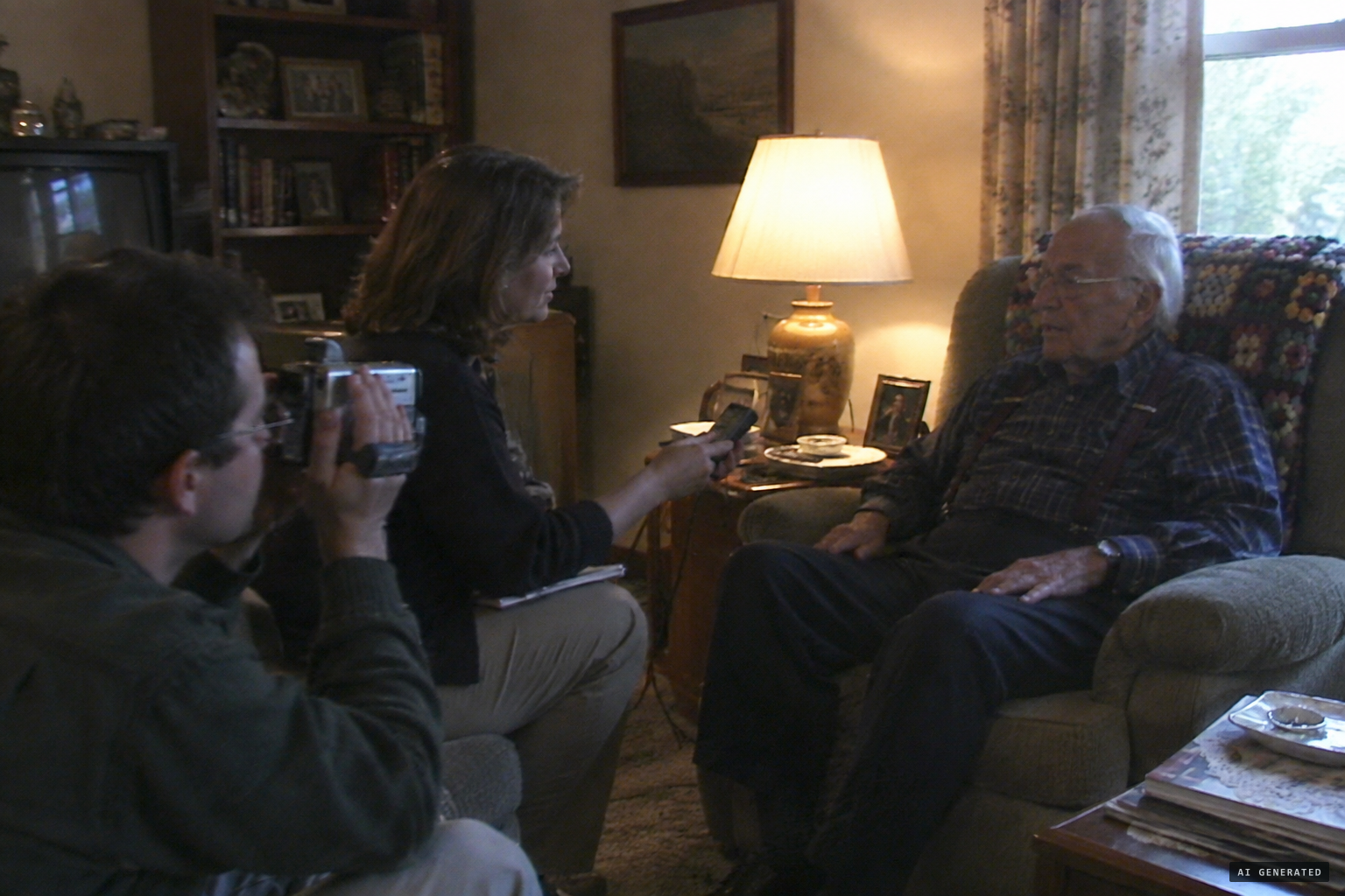 Sperry, then 98, talks to the Sign Oral History Project