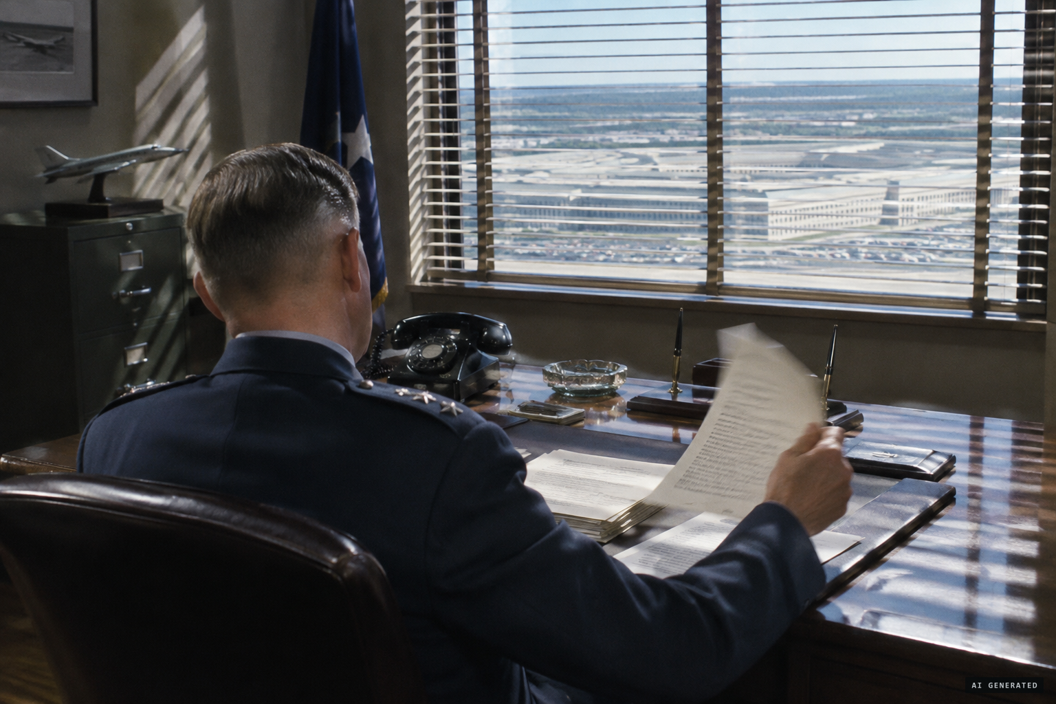 An Air Force general dismisses the sighting as nonsense